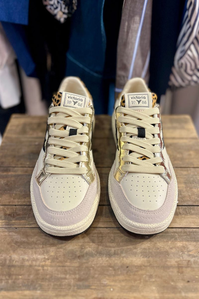 Baskets Val, couleur nude, marque Victoria