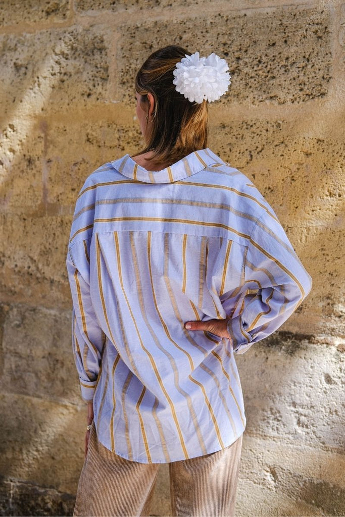 Chemise Agathe, couleur bleu, marque See U Soon