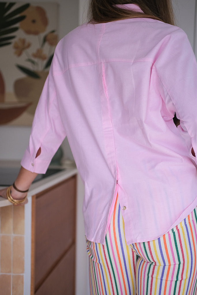 Chemise Cally, couleur rose, marque Laure + Max