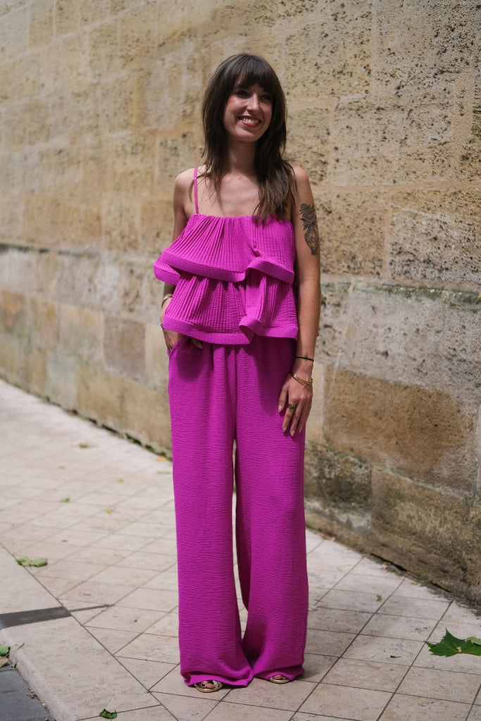 Combinaison Ariana, couleur fuchsia, taille unique