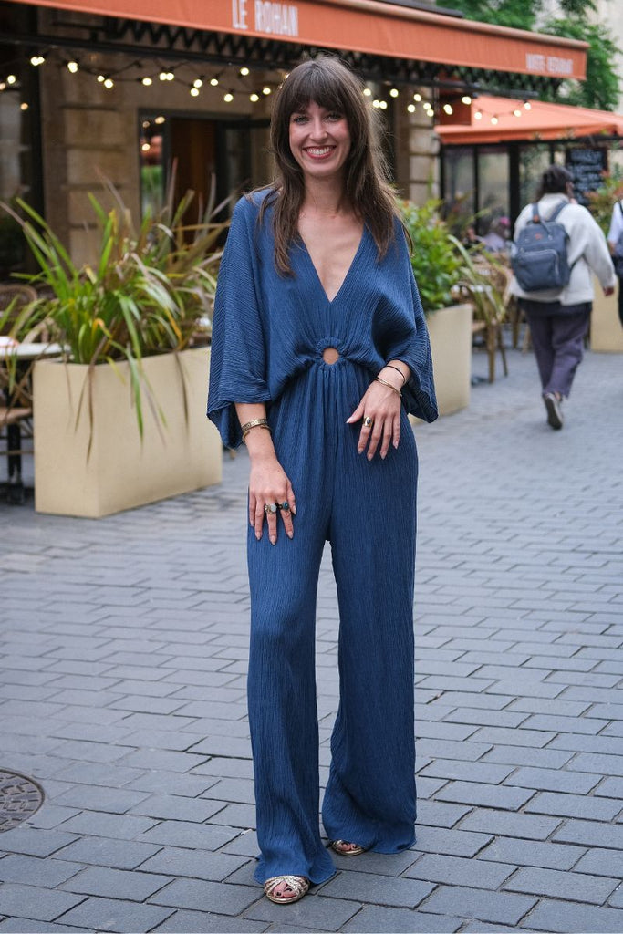 Combinaison Marina, couleur bleu, taille unique, taille élastique
