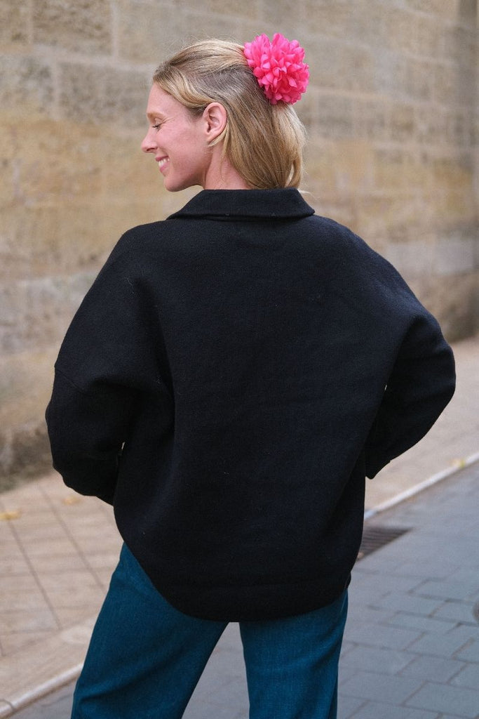 Gilet Camelia, couleur noir, marque Orfeo