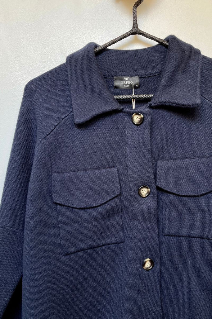 Gilet Camelia, marque Orfeo, 3 coloris : ecru, kaki et marine