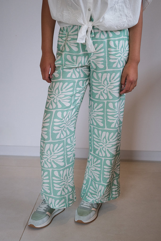 Pantalon Aline, couleur vert
