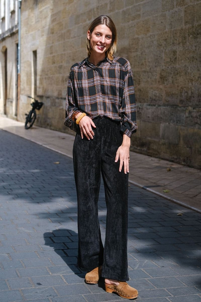 Pantalon Cola, couleur noir, marque Rue Mazarine