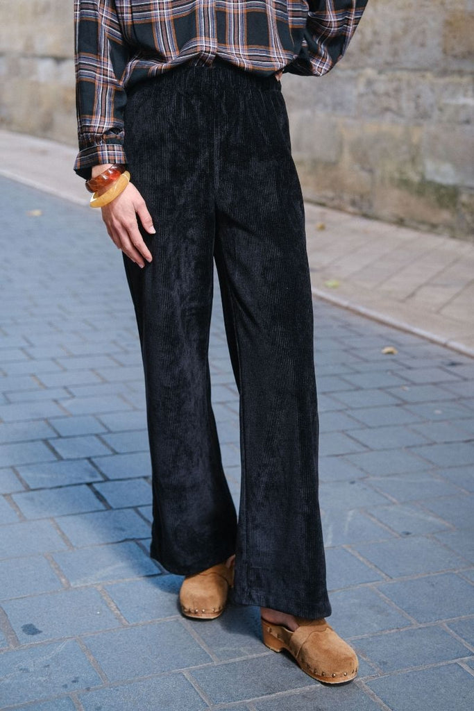 Pantalon Cola, couleur noir, marque Rue Mazarine