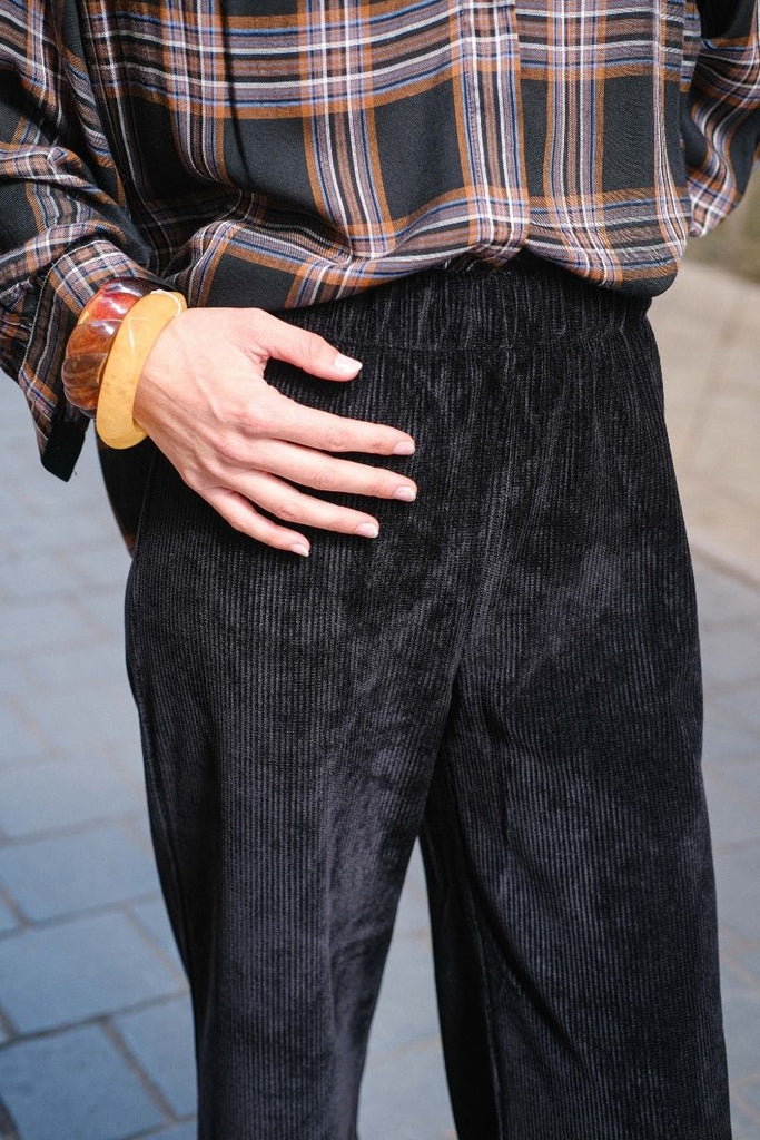 Pantalon Cola, couleur noir, marque Rue Mazarine