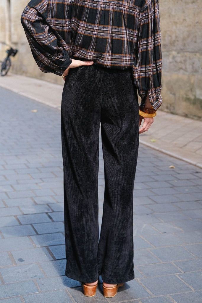 Pantalon Cola, couleur noir, marque Rue Mazarine