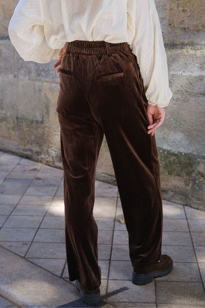 Pantalon Dream, couleur chocolat, marque See U Soon
