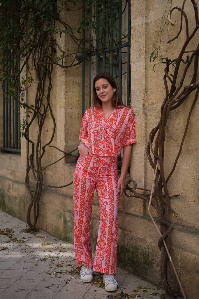 Pantalon Palon, couleur rouge, marque Laure et Max