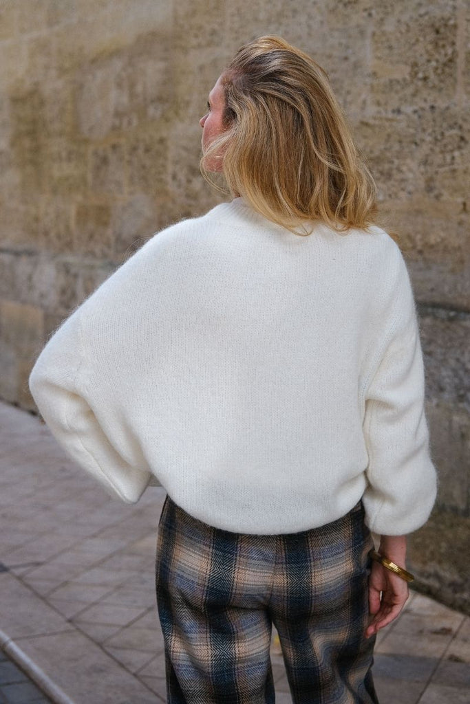 Pull Mia, couleur écru, marque Laure + Max