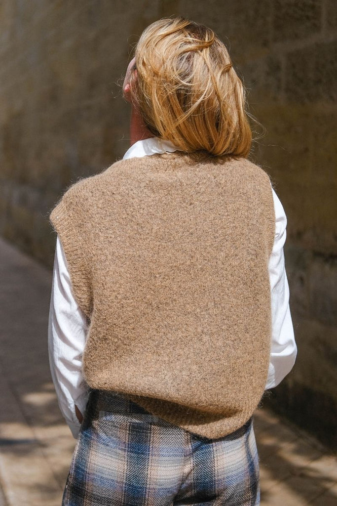 Pull Mirta, couleur noisette, marque Orfeo