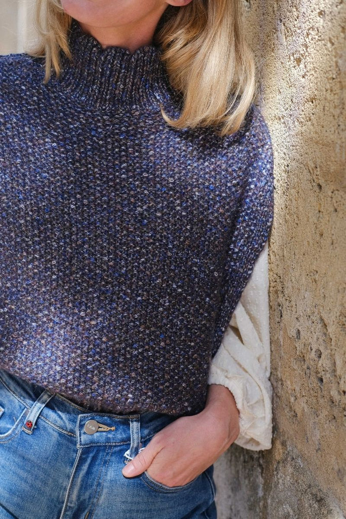 Pull Solarium, couleur bleu, marque Rue Mazarine