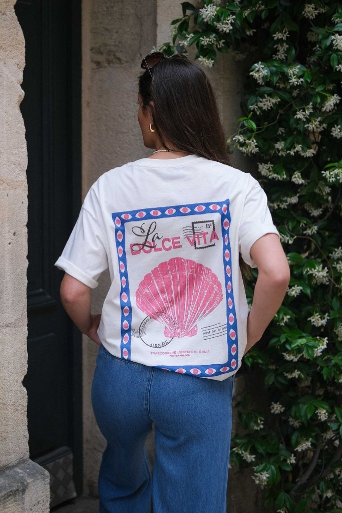 t-shirt Dolce Vita, couleur blanc, taille unique