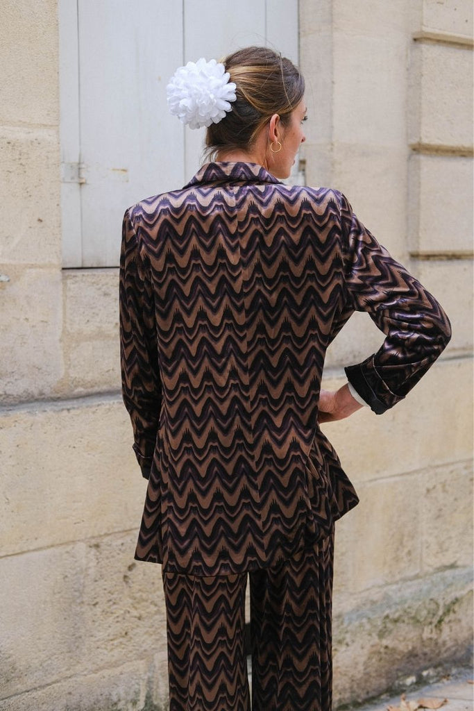Veste Dania, couleur marron, marque See U Soon