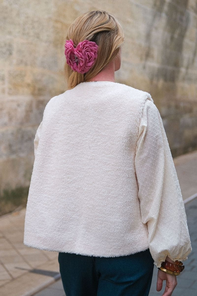 Veste Sinatra, couleur écru, marque Grace & Mila
