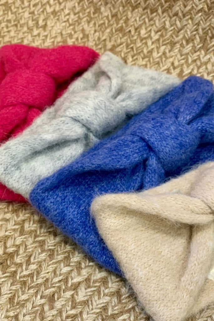 Handband Garcia, marque Grace & Mila, 4 coloris : fuschia, bleu, gris et beige